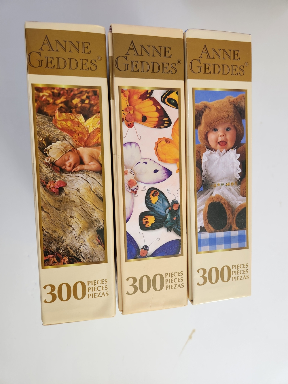 Anne Geddes 300-Piece Kids Puzzle Set Of 3